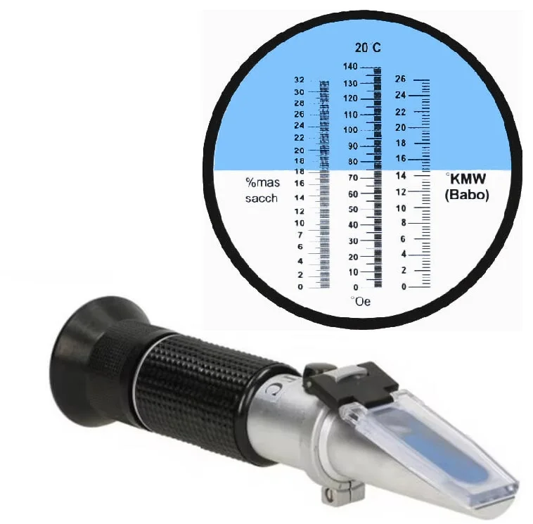 Refractometer Salinity - Rifrattometro Portatile per Acquario 0-100% Salinità