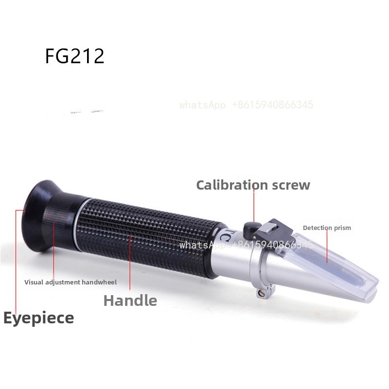 Refractometer Salinity - Rifrattometro per Brix e Salinità, Tester