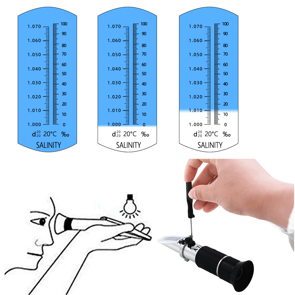 Rifrattometro di salinità 0-10 - Refractometer Salinity recensione e prezzo