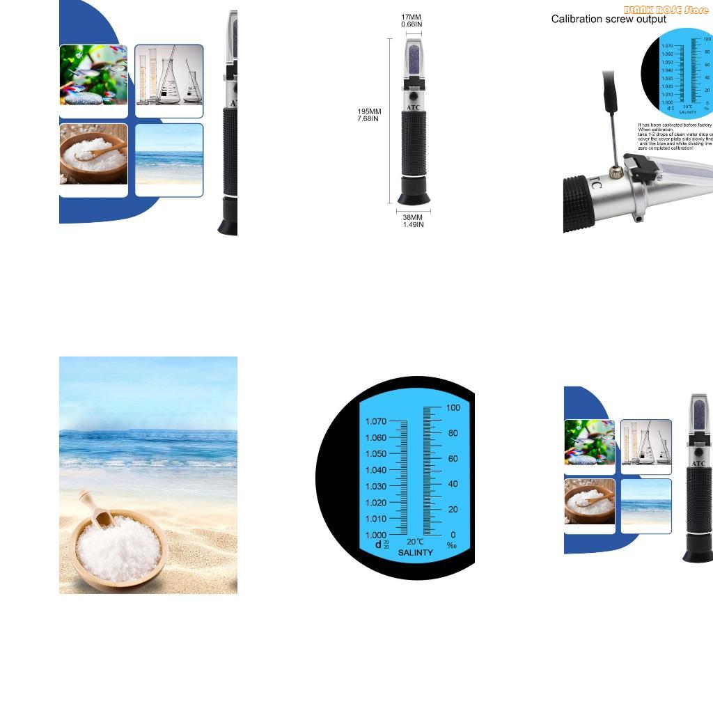 K1AE Rifrattometro salinità Te - Refractometer Salinity recensione e prezzo